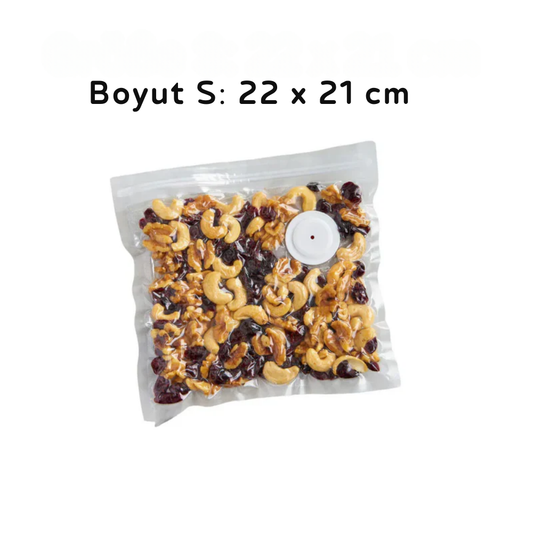 Vakumio™ – Yeniden Kullanılabilir Vakumlu Tazelik Poşetleri (5’li Paket)