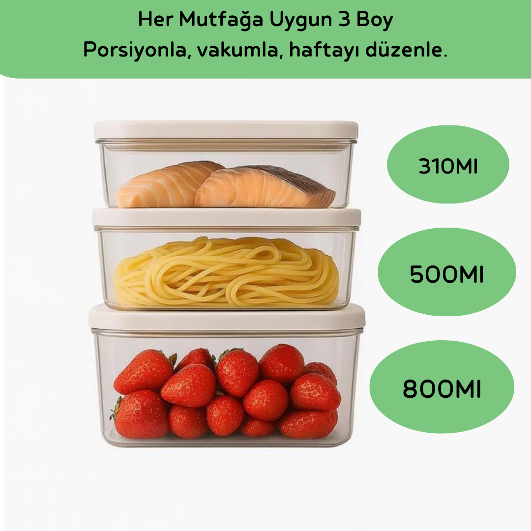 Vakumio™ Premium Vakumlama Sistemi